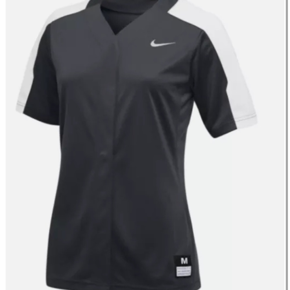 Nwt Nike Baseball Jersey Womems Gray White Medium Msrp: $60